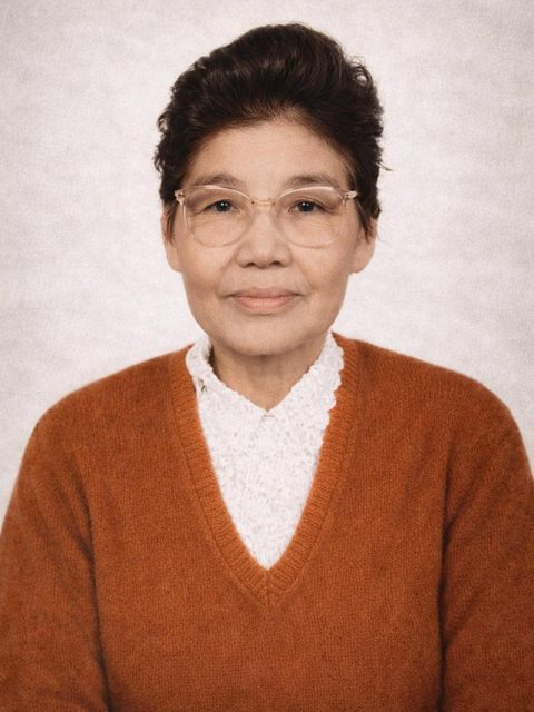 Retrato de Haruko, avó de Patrick Yano, nascida em Kumamoto, no Japão