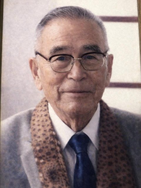 Retrato de Hiromu, avô de Patrick Yano, nascido em Nara, no Japão