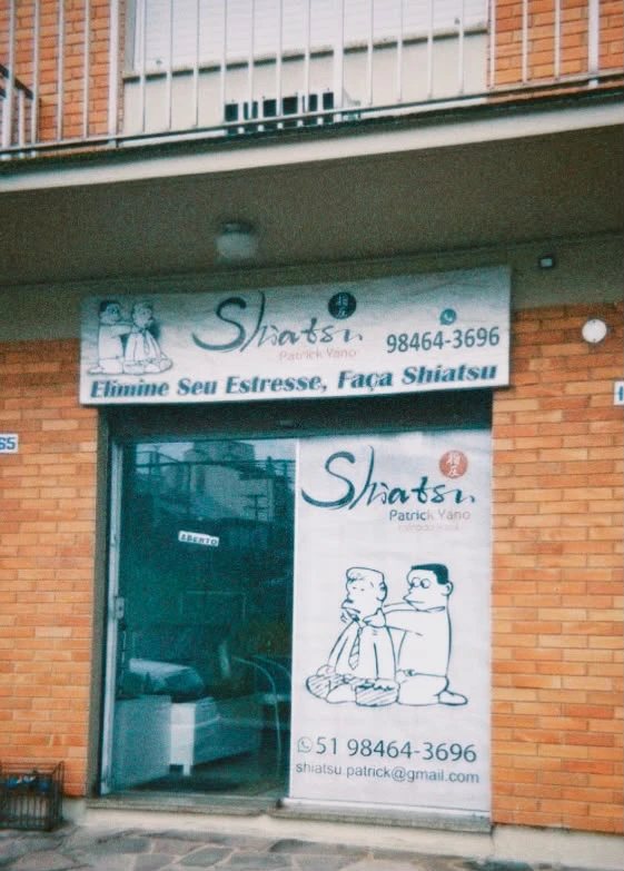 Fachada da clínica de shiatsu de Patrick Yano na Rua João Paetzel, 1163, em Porto Alegre